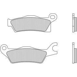 Plaquettes de frein BREMBO Off-Road métal fritté - 07GR27SX Brembo 2 - AVSmoto Racing Parts 