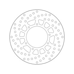 Disque de frein BREMBO Serie Oro rond fixe Brembo 2 - AVSmoto Racing Parts 