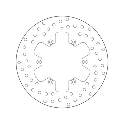 Disque de frein BREMBO Serie Oro rond fixe Brembo 2 - AVSmoto Racing Parts 