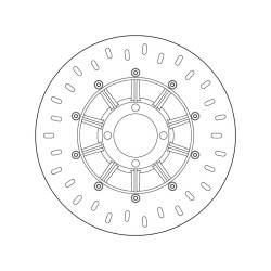 Disque de frein BREMBO Serie Oro rond fixe Brembo 2 - AVSmoto Racing Parts 