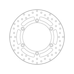 Disque de frein BREMBO Serie Oro rond fixe Brembo 2 - AVSmoto Racing Parts 