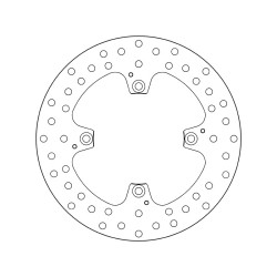 Disque de frein BREMBO Serie Oro rond fixe Brembo 2 - AVSmoto Racing Parts 