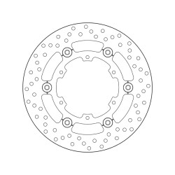 Disque de frein BREMBO Serie Oro rond flottant Brembo 2 - AVSmoto Racing Parts 