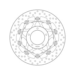 Disque de frein BREMBO Serie Oro rond flottant Brembo 2 - AVSmoto Racing Parts 