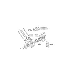 Carter moteur Polini complet - Peugeot 103 MVL/SP