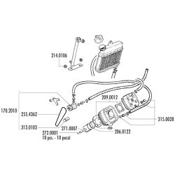 Kit Polini 50 W T6 liquide - Peugeot 103