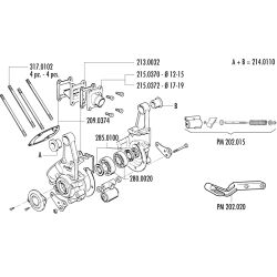 Carter moteur Polini complet - Peugeot 103