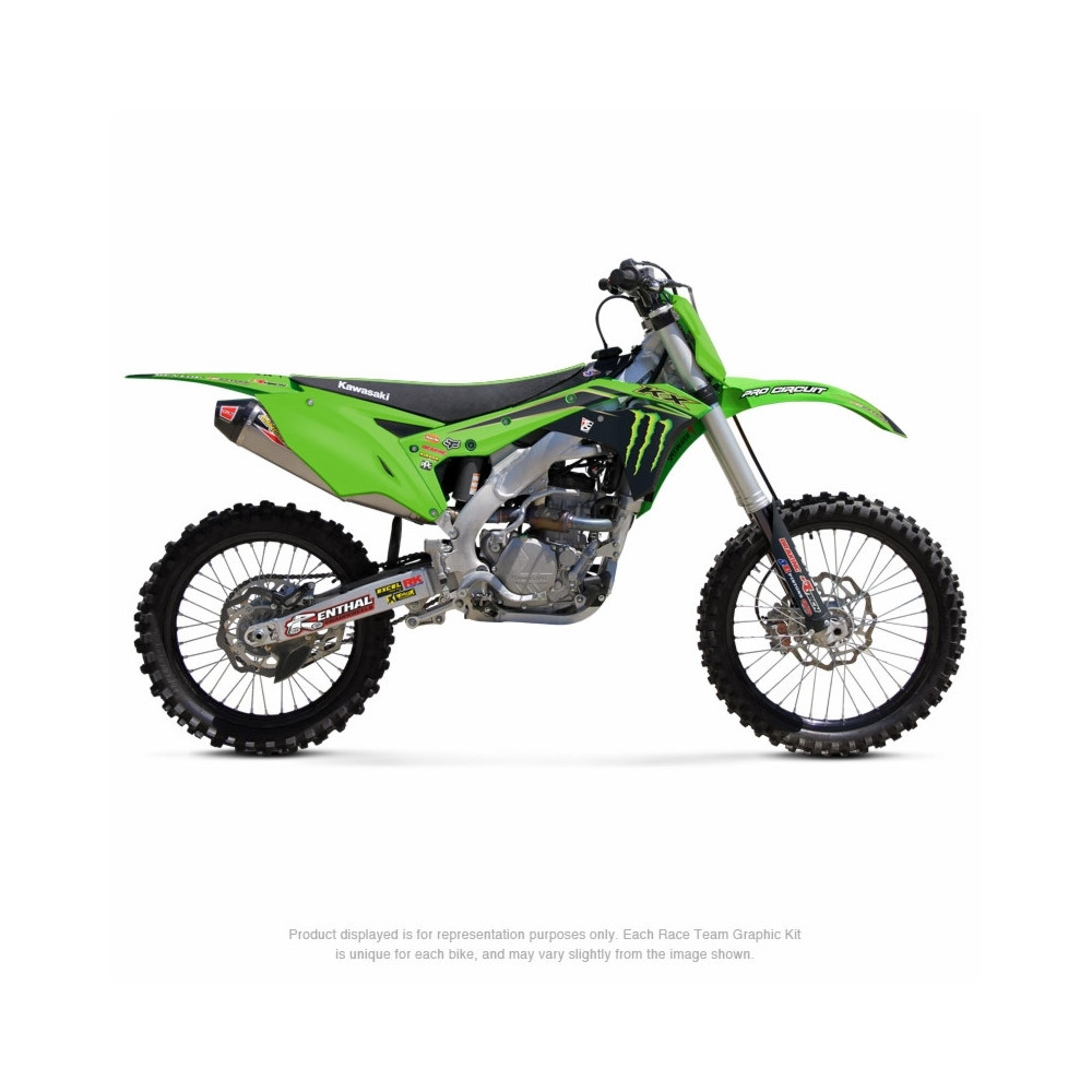 Kit déco PRO CIRCUIT Team Monster Energy 2020 Kawasaki KX250 PRO CIRCUIT 1 - AVSmoto Racing Parts 