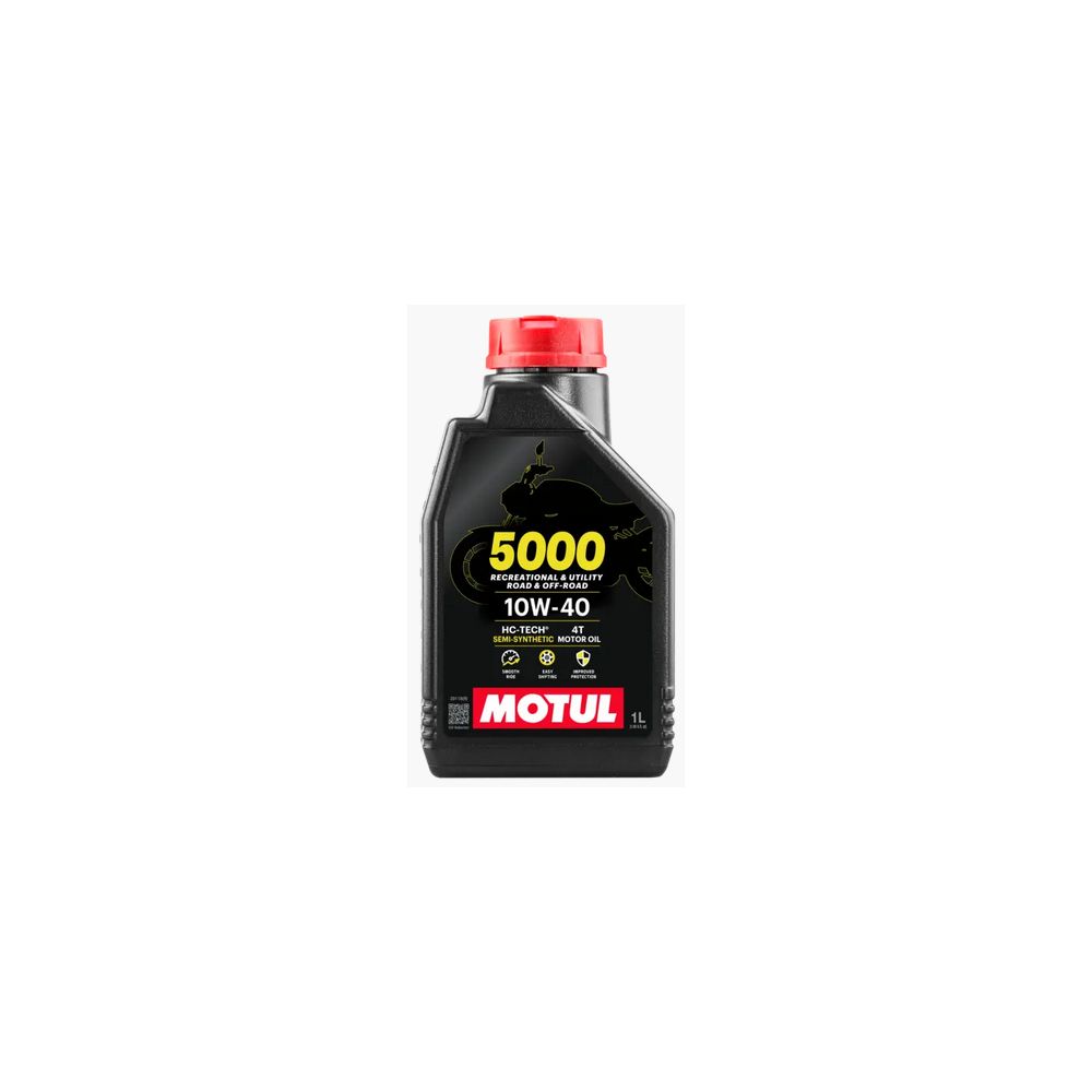 Huile Motul 5000 10W40 4 temps semi-synthétique 1L