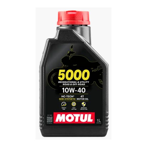 Huile Motul 5000 10W40 4 temps semi-synthétique 1L