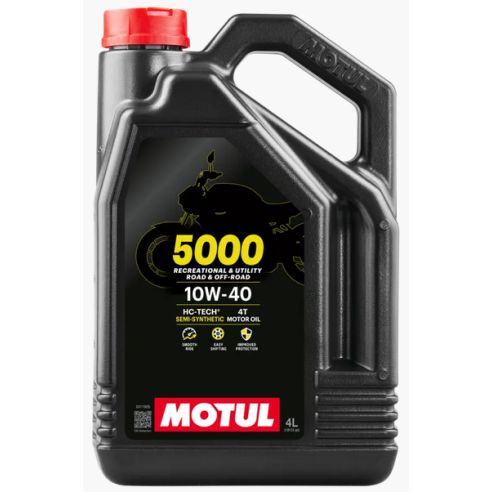 Huile Motul 5000 10W40 4 temps semi-synthétique 4L