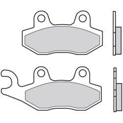 Plaquettes de frein BREMBO Scooter carbone céramique - 07076CC Brembo 2 - AVSmoto Racing Parts 