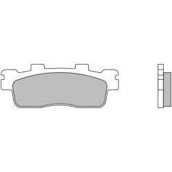 Plaquettes de frein BREMBO Scooter carbone céramique - 07085CC Brembo 2 - AVSmoto Racing Parts 