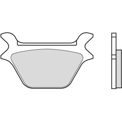 Plaquettes de frein BREMBO route carbone céramique - 07HD1011 Brembo 2 - AVSmoto Racing Parts 