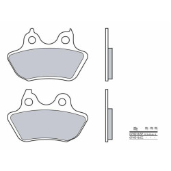 Plaquettes de frein BREMBO route métal fritté - 07HD18SP Brembo 1 - AVSmoto Racing Parts 