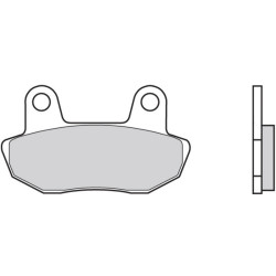 Plaquettes de frein BREMBO route carbone céramique - 07HO1609 Brembo 2 - AVSmoto Racing Parts 