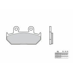 Plaquettes de frein BREMBO route carbone céramique - 07HO2307 Brembo 1 - AVSmoto Racing Parts 