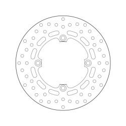 Disque de frein BREMBO Serie Oro rond fixe Brembo 2 - AVSmoto Racing Parts 