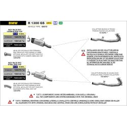 Collecteur Arrow Racing inox - BMW R 1300 GS