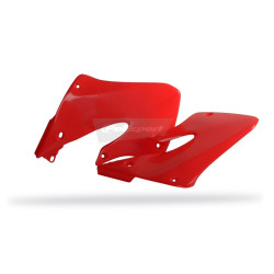 Ouïes de radiateur POLISPORT rouge Honda CRF250R/CRF450R