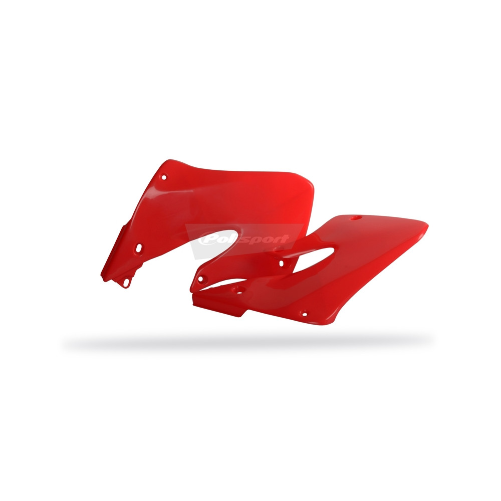 Ouïes de radiateur POLISPORT rouge Honda CRF250R/CRF450R