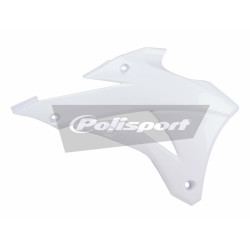 Ouïes de radiateur POLISPORT blanc Kawasaki KX85/KX100