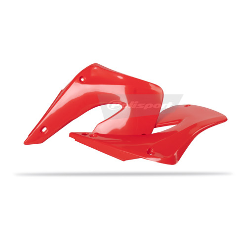 Ouïes de radiateur POLISPORT rouge Honda CR125R/CR250R