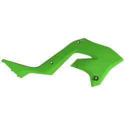 Ouies de radiateur POLISPORT vert Kawasaki KX125/250