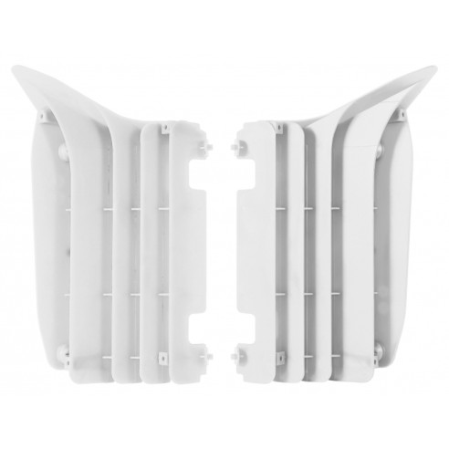 Cache radiateur POLISPORT blanc Yamaha YZ250F