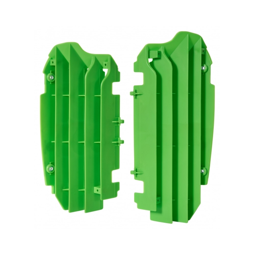 Cache radiateur POLISPORT vert Kawasaki KX250F