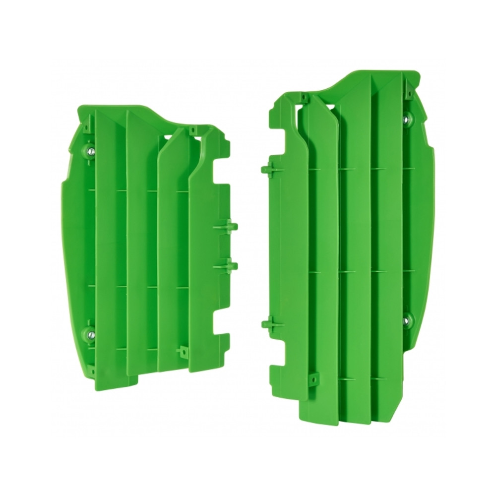 Cache radiateur POLISPORT vert Kawasaki KX450F