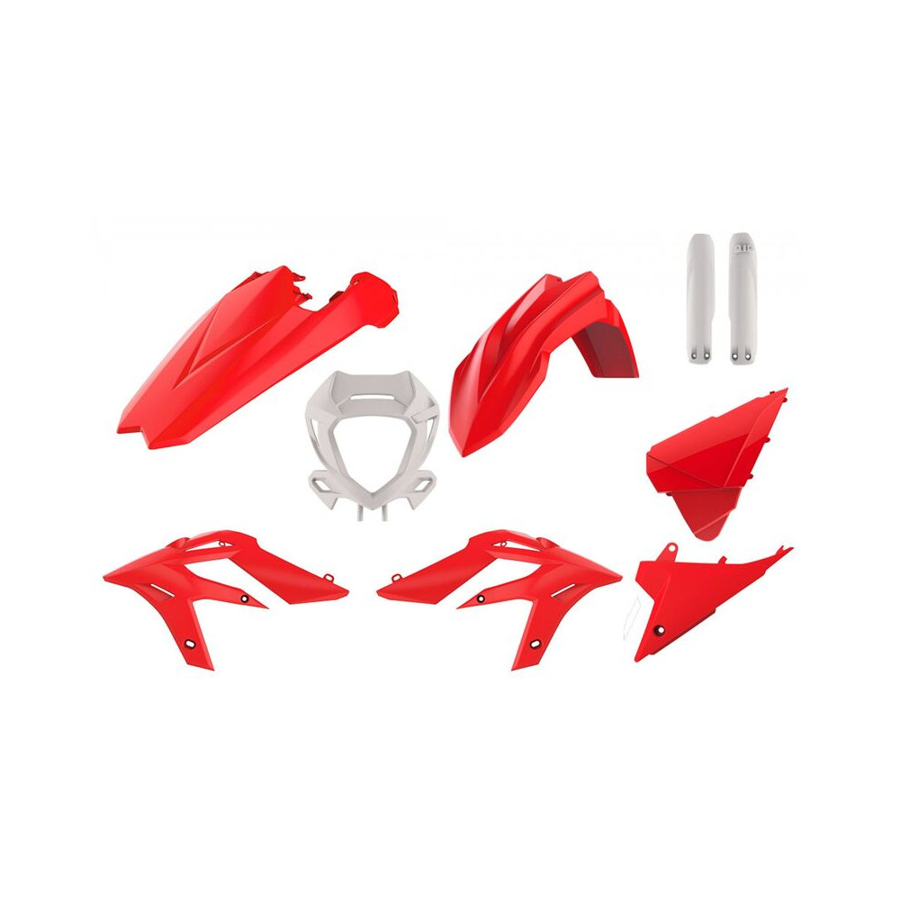 Kit Plastiques POLISPORT rouge/blanc Beta X-Trainer