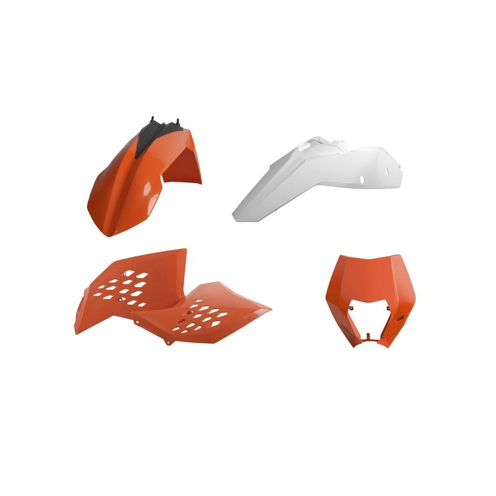 Kit plastiques POLISPORT - couleur origine (08-11) KTM