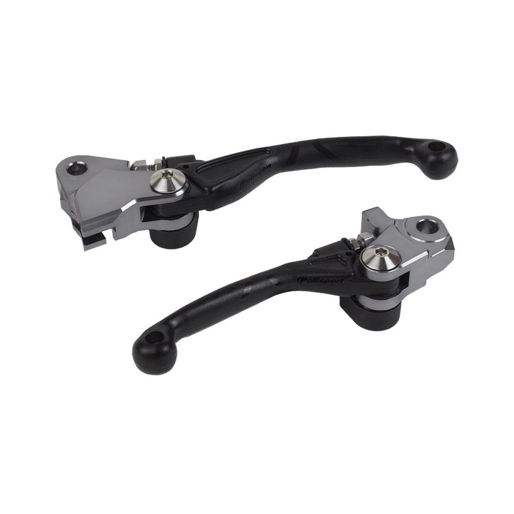 Jeu de leviers POLISPORT Pivor Incassable noir - Honda CR125R / 250R