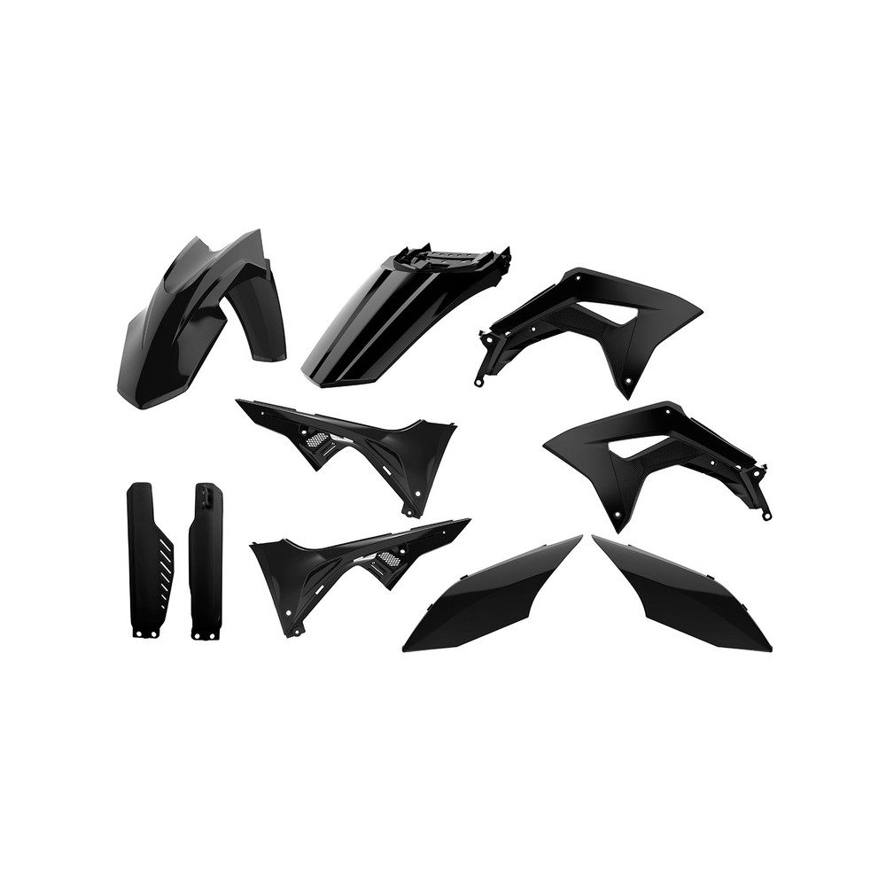 Kit plastique POLISPORT noir - Honda CRF 150L