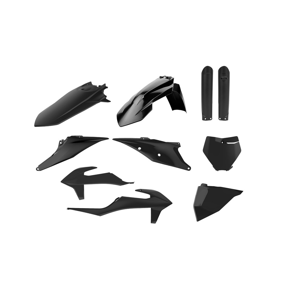 Kit plastique POLISPORT noir - KTM SX/SX-F