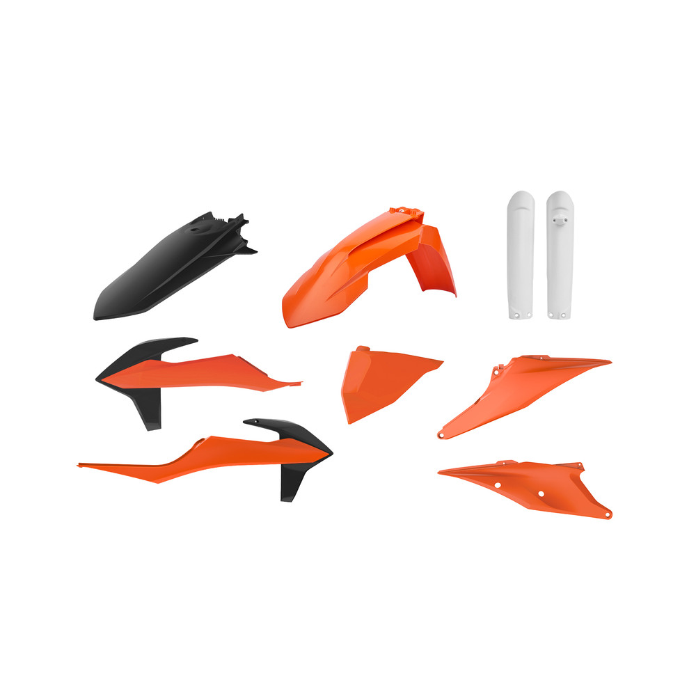 Kit plastique POLISPORT couleur origine - KTM EXC/EXC-F