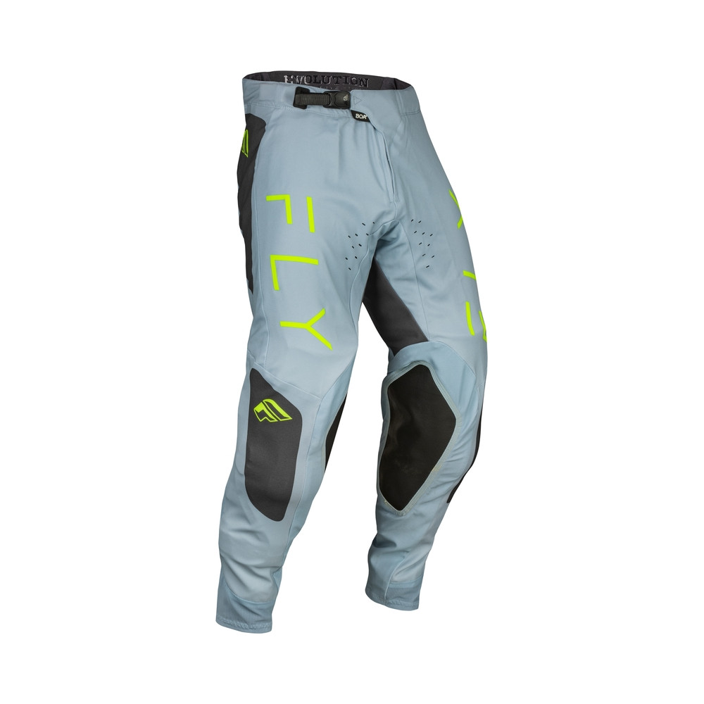 Pantalon FLY RACING Evolution DST - Ice Grey/anthracite/vert fluo