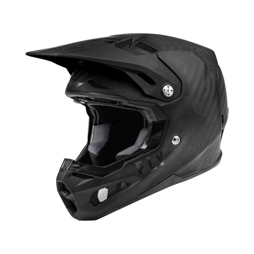 Casque enfant FLY RACING Formula Carbon Tracer - Matte Black Carbon