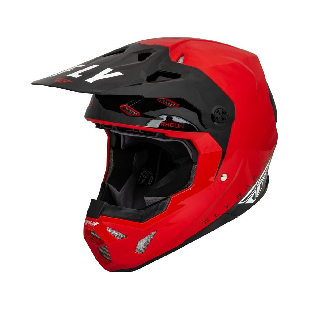 Casque enfant FLY RACING Formula CP Slant - rouge/noir/blanc