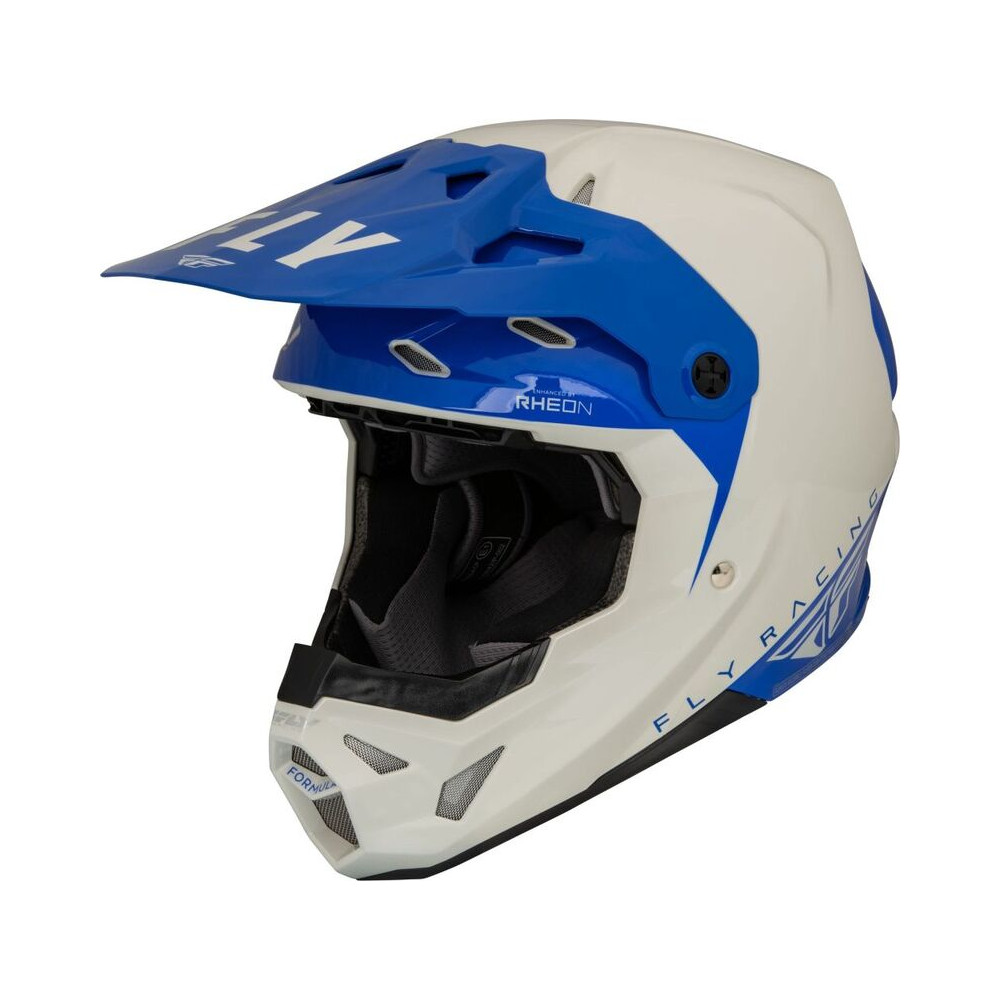 Casque enfant FLY RACING Formula CP Slant - gris/bleu