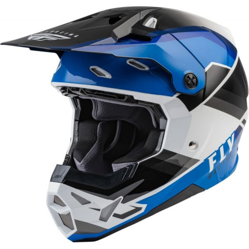 Casque enfant FLY RACING Formula CP Rush - noir/bleu/blanc