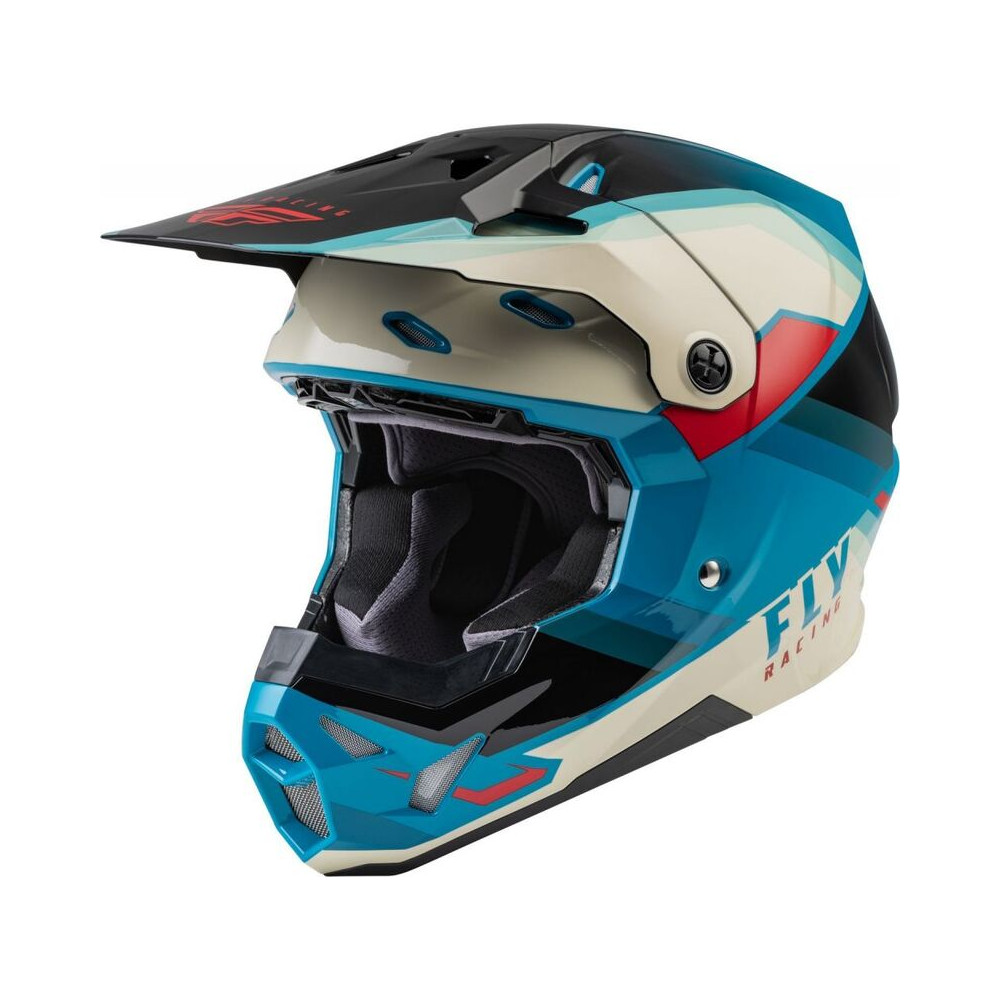 Casque enfant FLY RACING Formula CP Rush - noir / Stone / Dark Teal