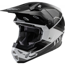 Casque enfant FLY RACING Formula CP Rush - gris / noir / blanc