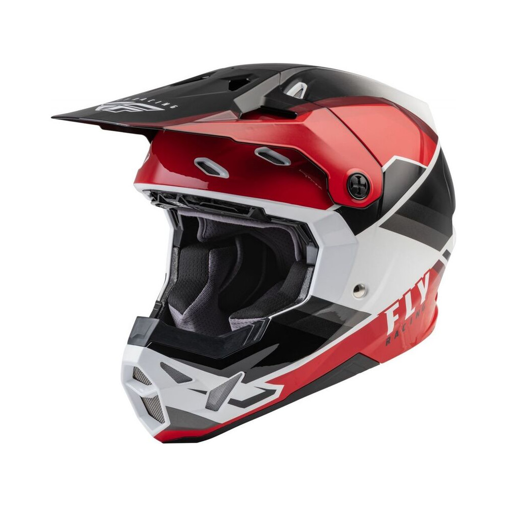 Casque enfant FLY RACING Formula CP Rush - noir/ / rouge / blanc