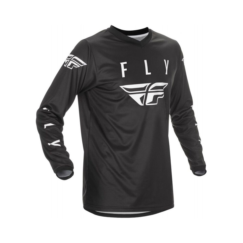 Maillot FLY RACING Universal - noir/blanc