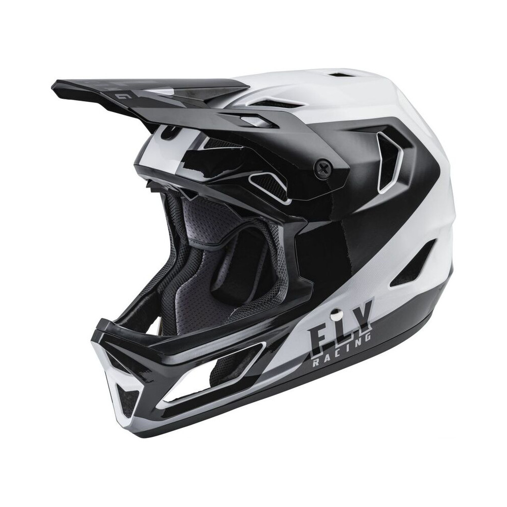 Casque FLY RACING Rayce Noir/Blanc Enfant L