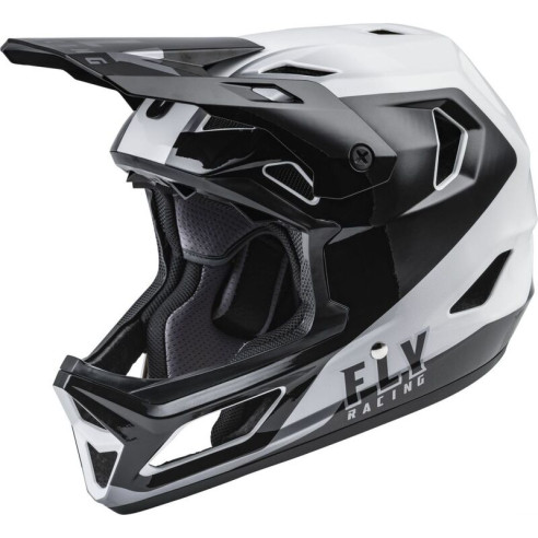 Casque FLY RACING Rayce Noir/Blanc Enfant L