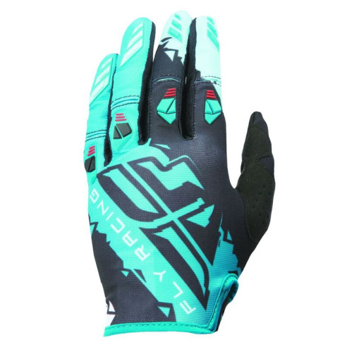 Gants FLY RACING Kinetic 2017 Noir/Dark Teal XS-7