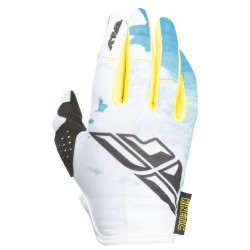 Gants FLY RACING Kinetic Femme 2017 Dark Teal/Jaune L-10